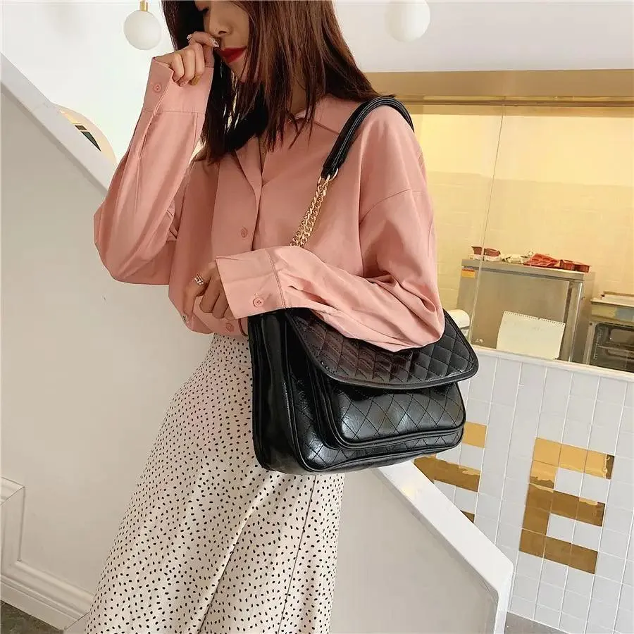 Luxury New Designer High Quality Pu Leather Bags For Women And Girls Elegant Large Capacity Female Handbags. Shoulder Bag, Crossbody Bag For Females