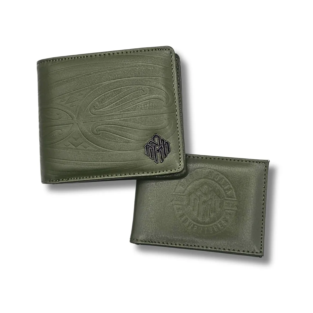 Mana Wallet - Premium Leather (Green)