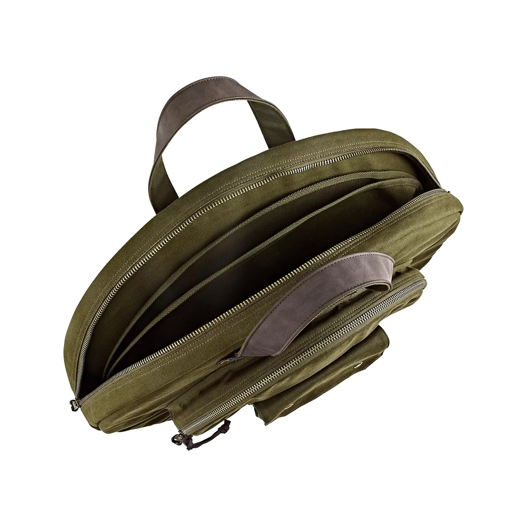 MEINL Cymbals MWC22GR 22inch Waxed Canvas Backpack Cymbal Bag, Forest Green