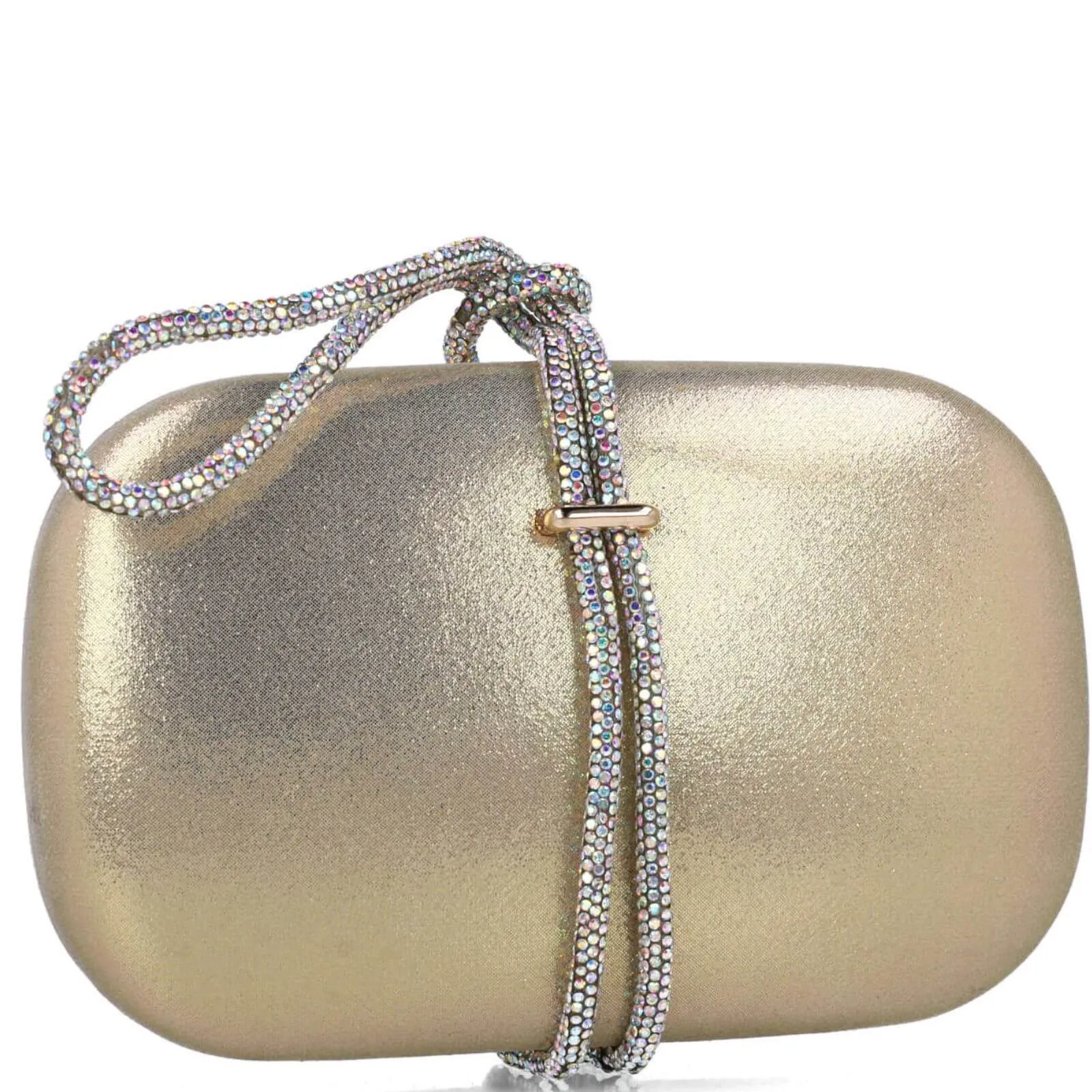 Menbur Gold Box Clutch Bag
