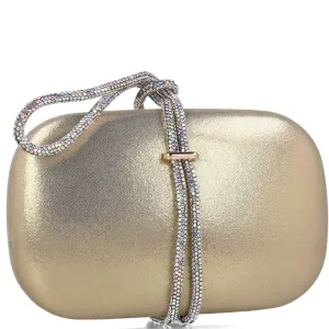 Menbur Gold Box Clutch Bag