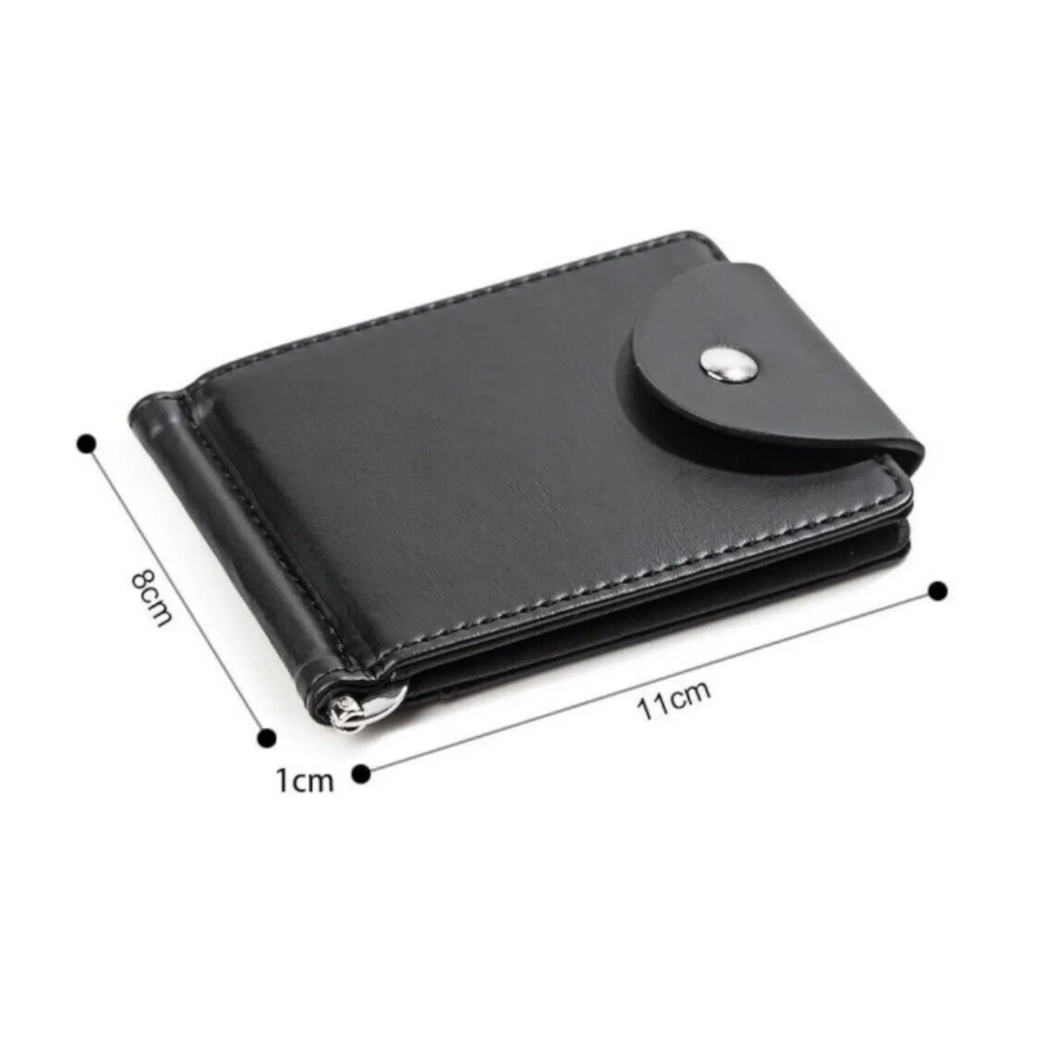 Men's Credit Card Holder Slim Money Clip Wallet