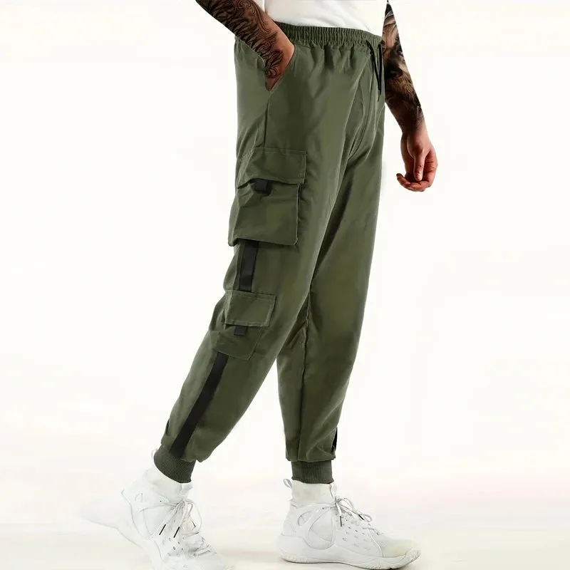 Men's Loose Fit Multi Pocket Cargo Joggers
