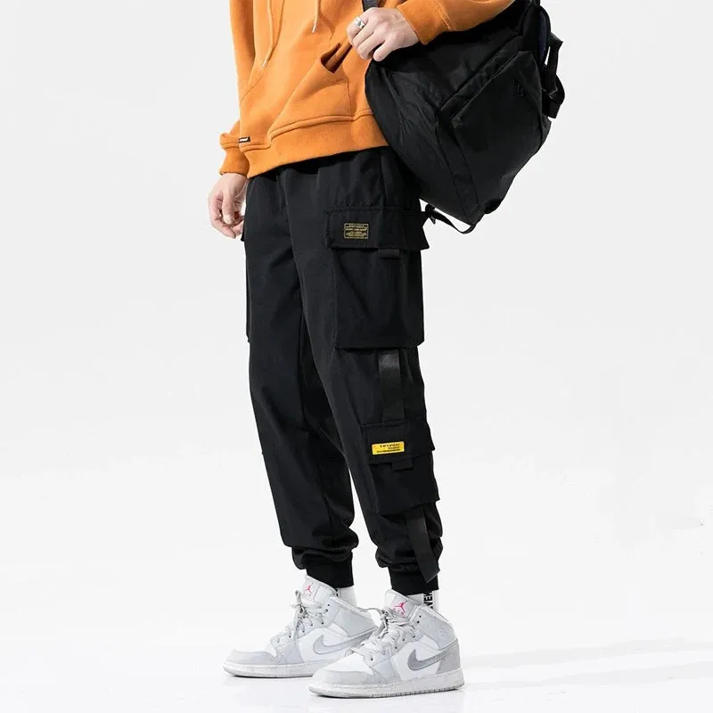Men's Loose Fit Multi Pocket Cargo Joggers