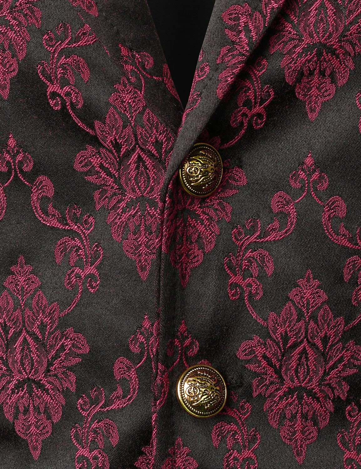 Mens Victorian Suit Vest Steampunk Gothic Waistcoat