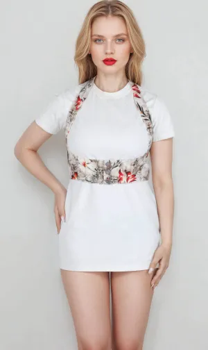 Minnie Floral Print Waist Coat