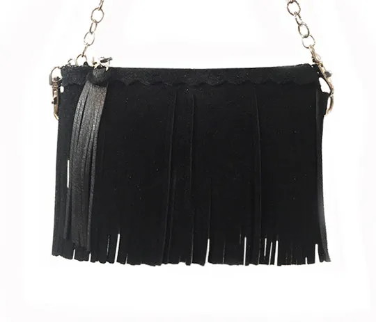 Molly Fringe Black Matte