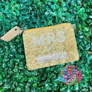MRS Beaded Bag - Gold