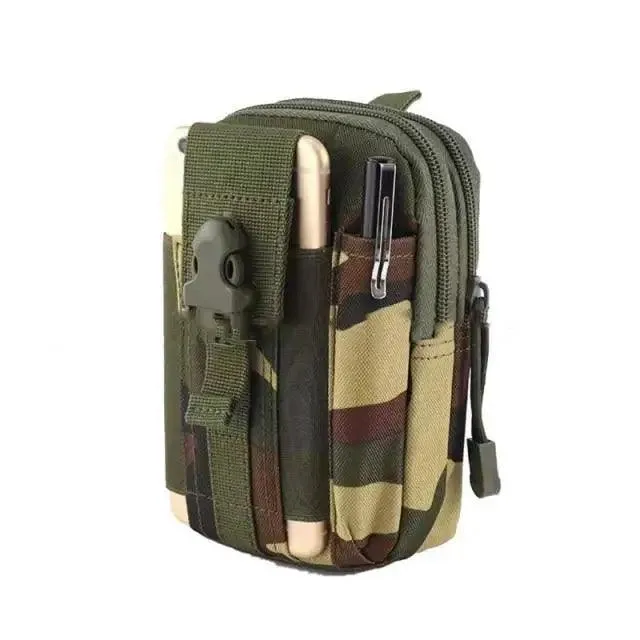 Multifunction Classic Water-Resistant Phone Bag Outdoor Waist Bag Portable Durable Large Capacity Bags