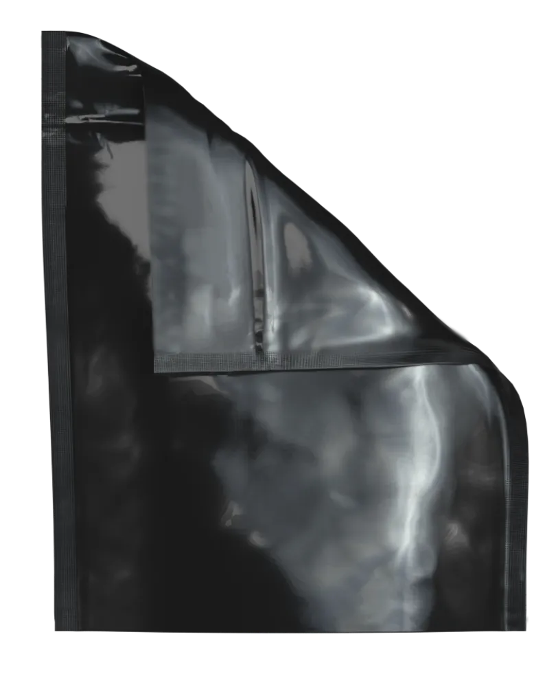 Mylar Bag Opaque Black - 1 Gram - 3.25" x 4" - (100 to 50,000 Count)