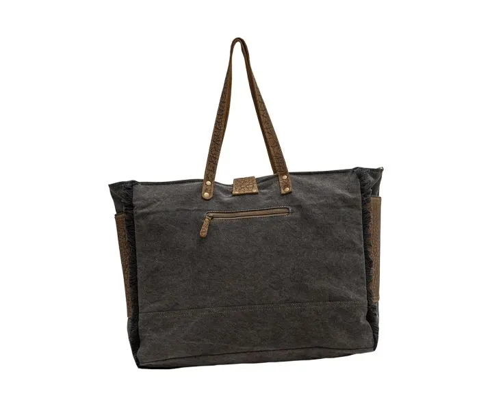 Myra Bag Asher Canvas And Hairon Bag