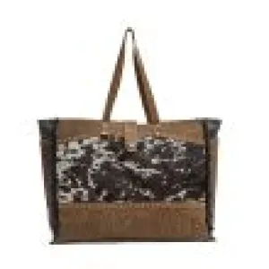 Myra Bag Asher Canvas And Hairon Bag