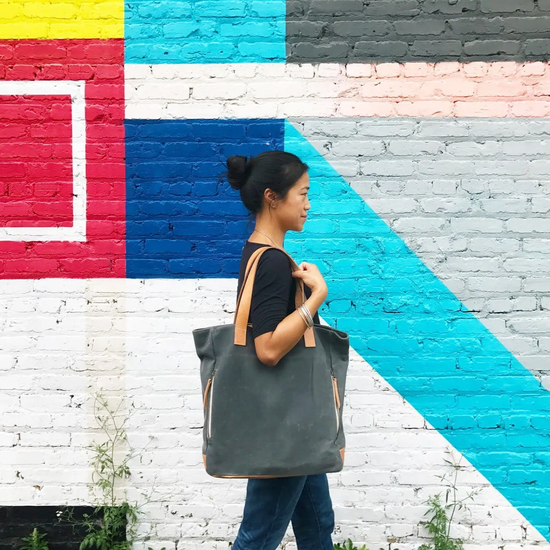NEW! Wax Canvas Tote Bags by Notebooks and Honey