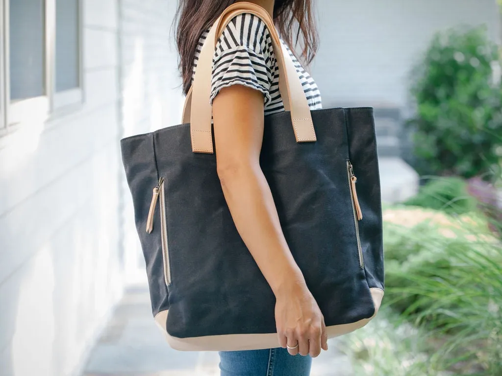 NEW! Wax Canvas Tote Bags by Notebooks and Honey