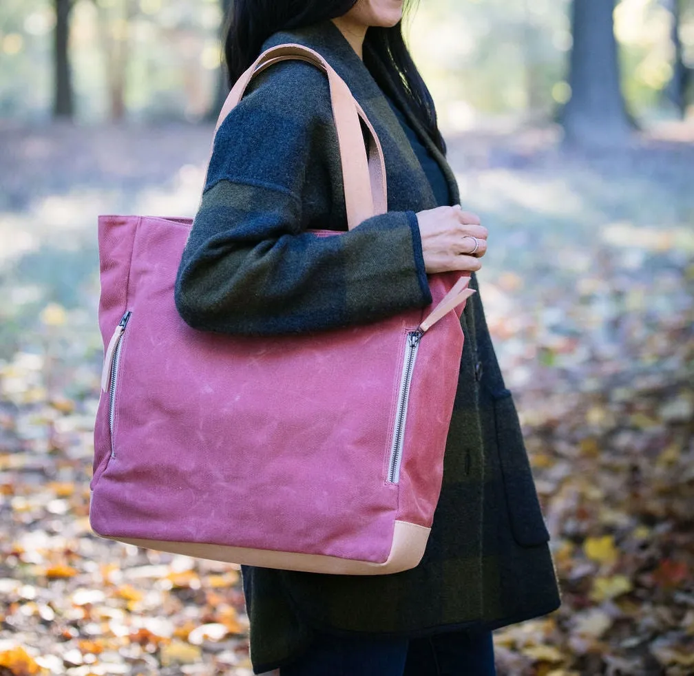 NEW! Wax Canvas Tote Bags by Notebooks and Honey