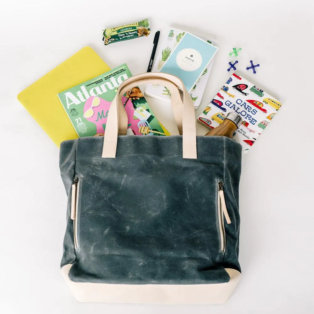 NEW! Wax Canvas Tote Bags by Notebooks and Honey