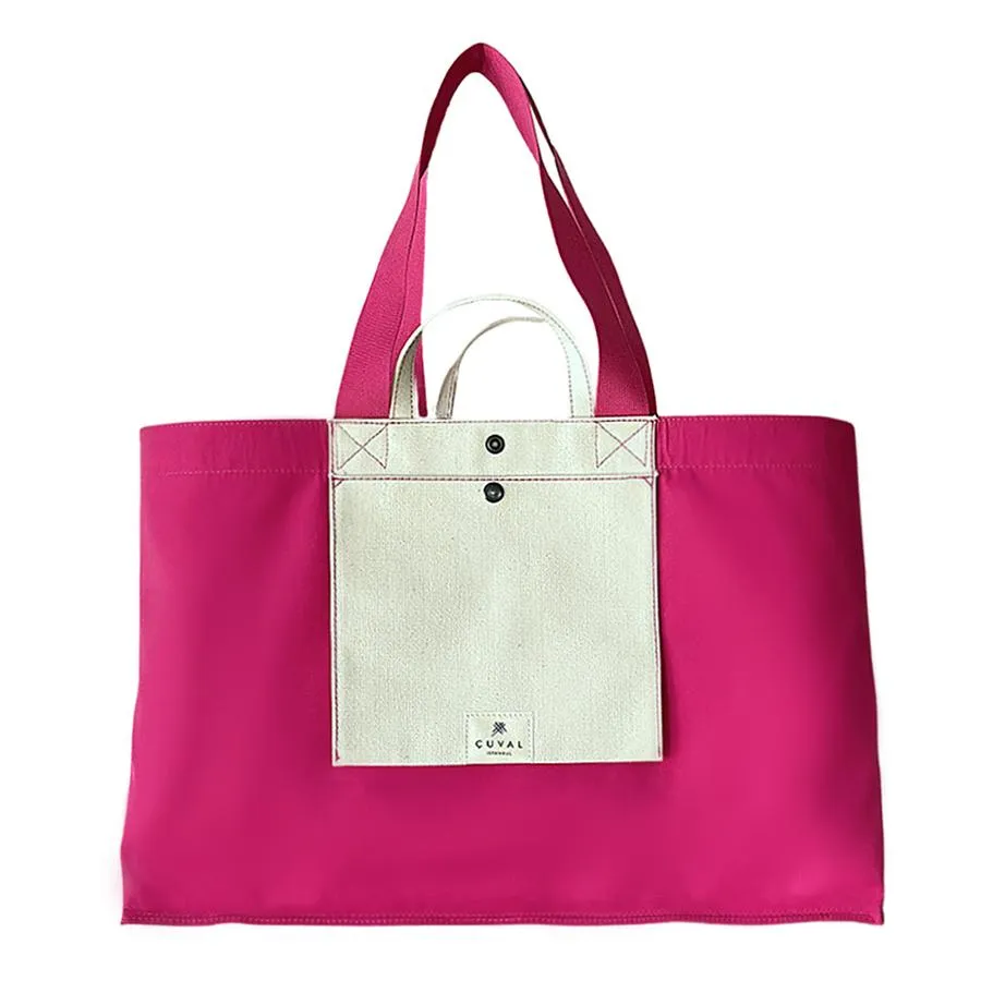 No. 206 Xxlarge Tote Raspberry (Reversible)