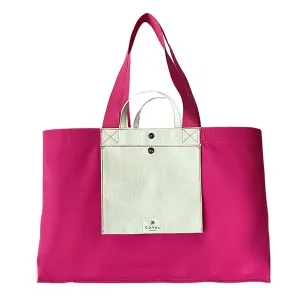 No. 206 Xxlarge Tote Raspberry (Reversible)
