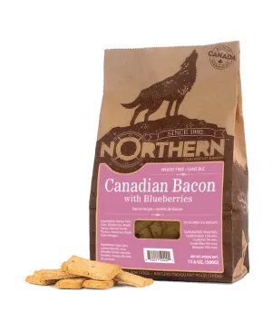Northern Canadian Bacon with Blueberries - Dog Buscuits - 500g