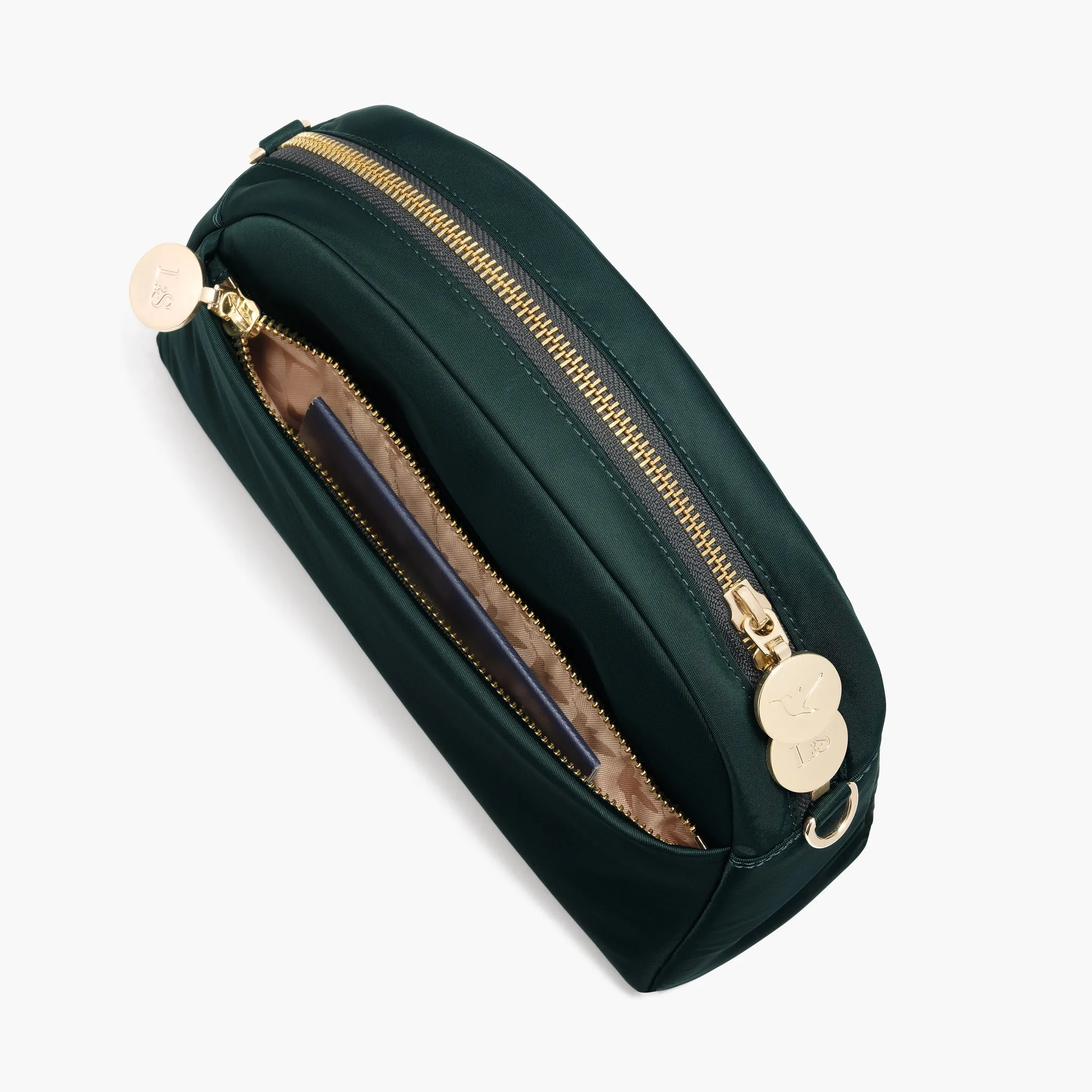 Nouvelle - Recycled Nylon - Dark Green / Gold / Camel