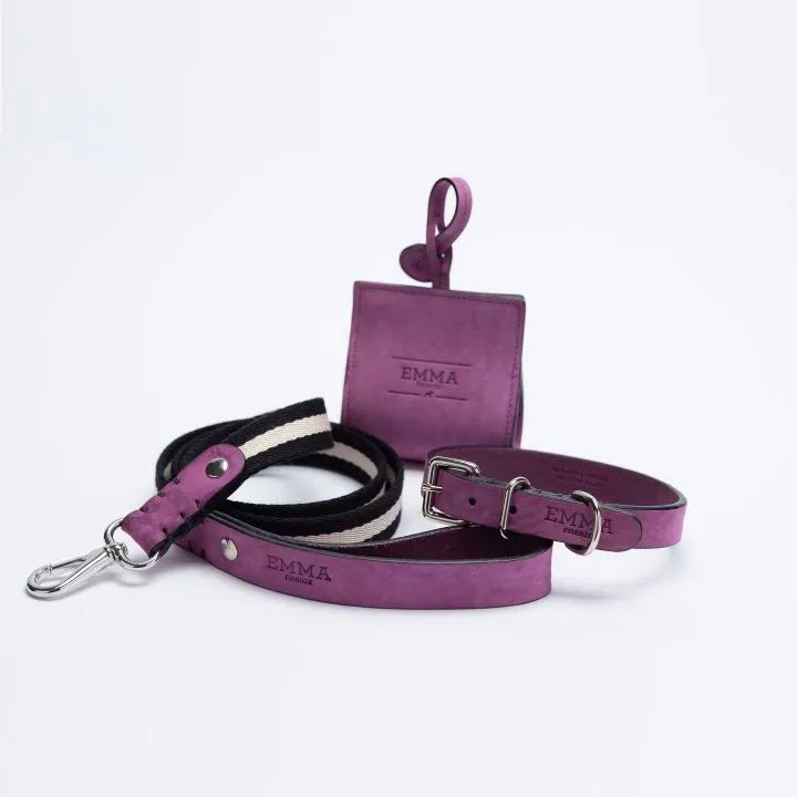 Nubuck Fucsia Collar