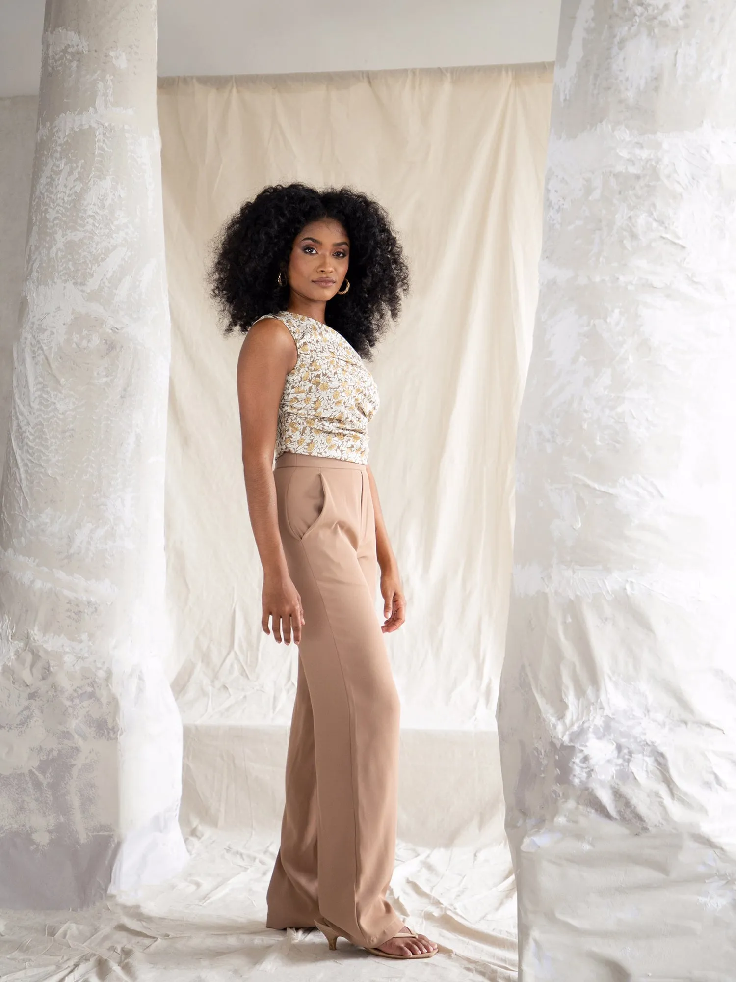 One Shoulder Crop Top