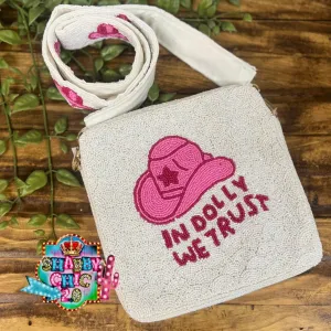Pink Hat Beaded Bag