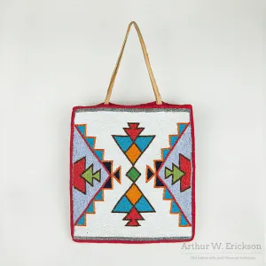 Plateau Geometric Beaded Flat Bag