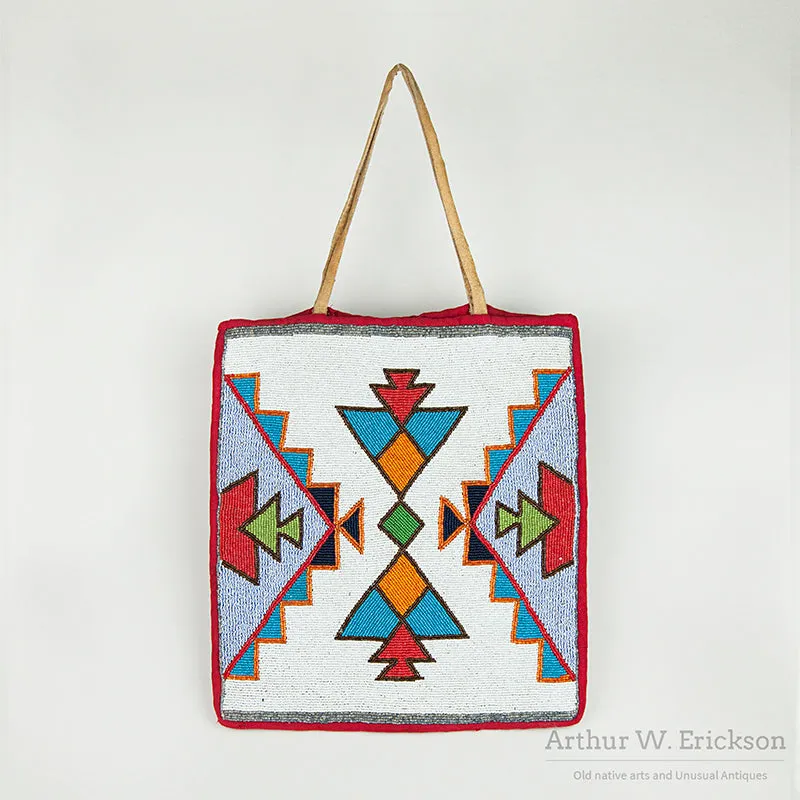 Plateau Geometric Beaded Flat Bag