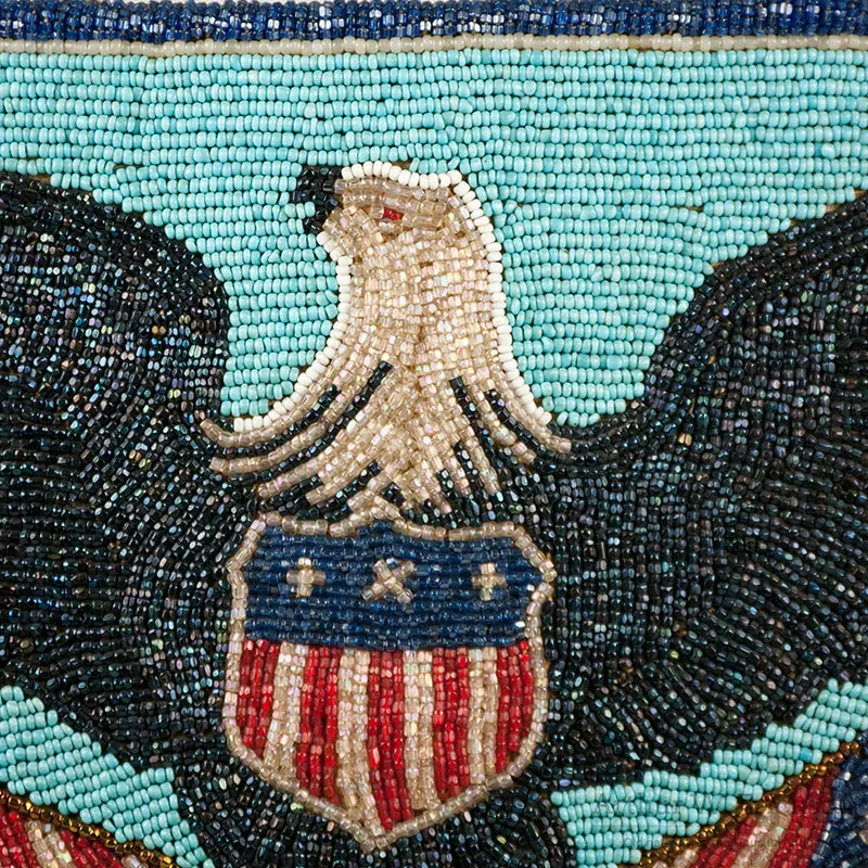 Plateau Patriotic Beaded Bag from Toppenish