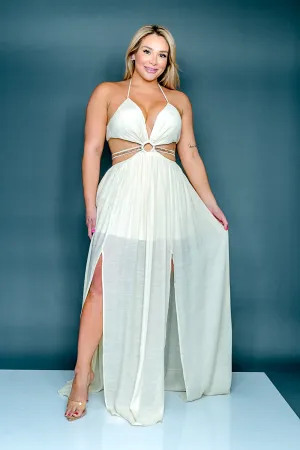 PLUS SIZE ELEGANT MAXI DRESS