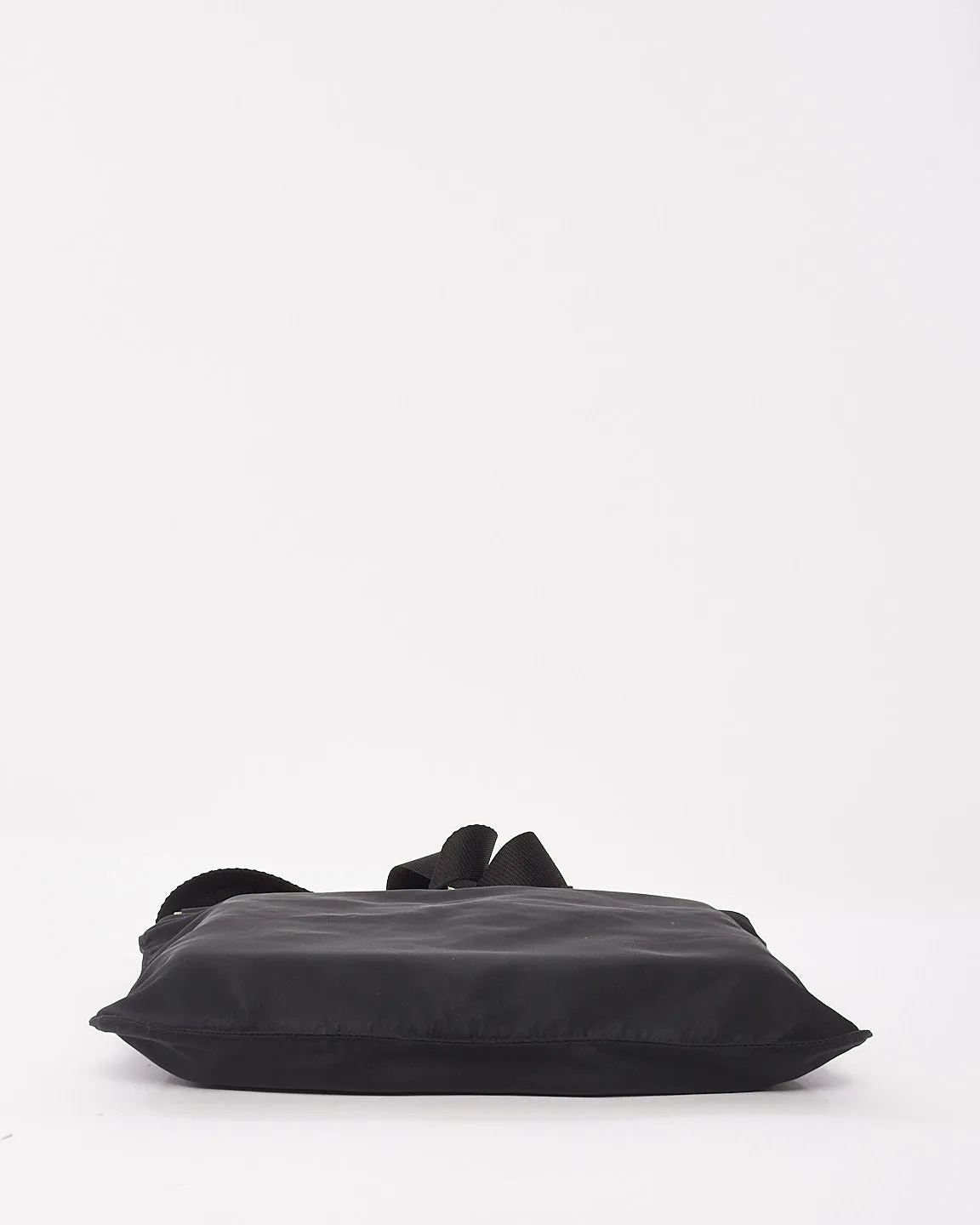 Prada Black Nylon Flat Crossbody Messenger Bag