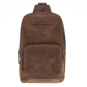 Priene Crossbody Style Genuine Leather Bag for Women's and Men's