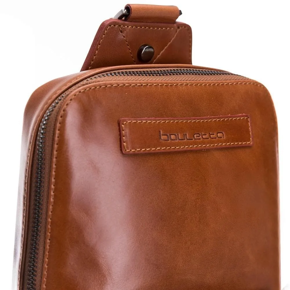 Priene Crossbody Style Genuine Leather Bag for Women's and Men's
