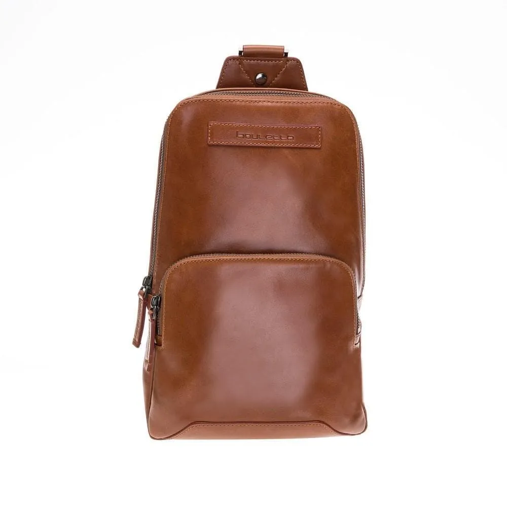 Priene Crossbody Style Genuine Leather Bag for Women's and Men's
