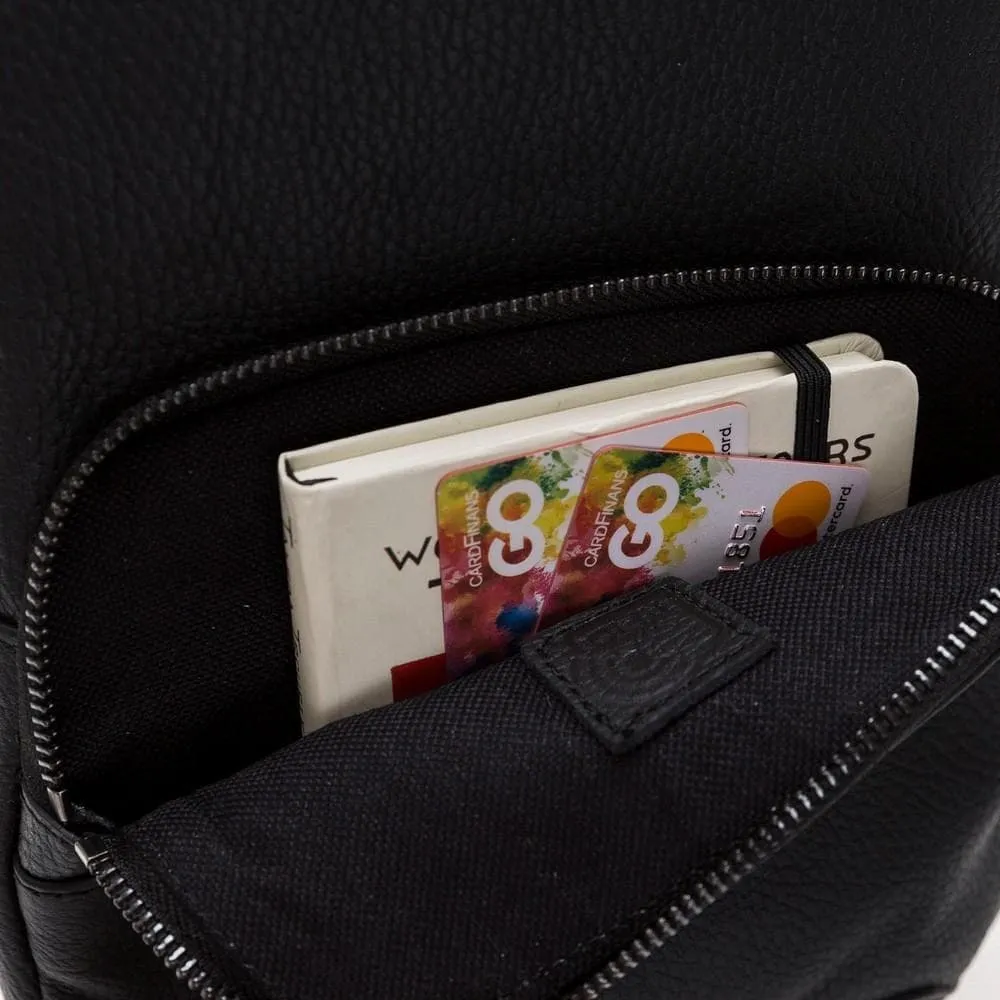 Priene Crossbody Style Genuine Leather Bag for Women's and Men's