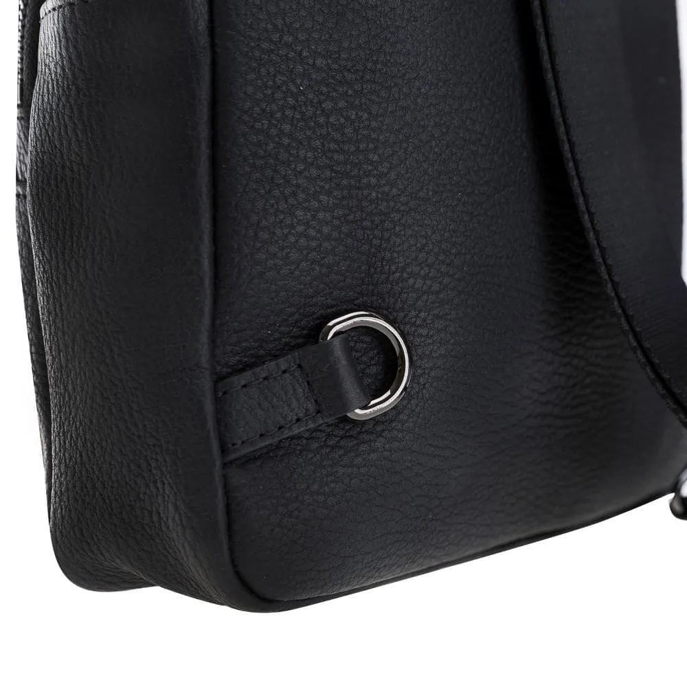 Priene Crossbody Style Genuine Leather Bag for Women's and Men's