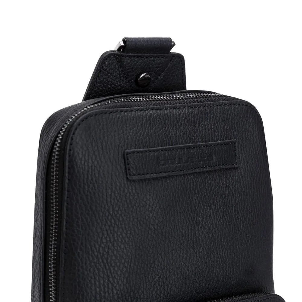 Priene Crossbody Style Genuine Leather Bag for Women's and Men's