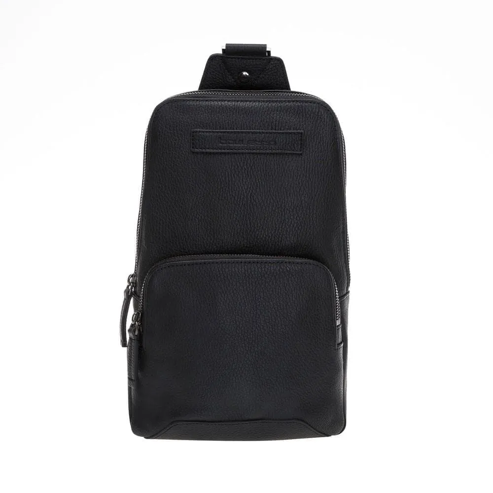 Priene Crossbody Style Genuine Leather Bag for Women's and Men's