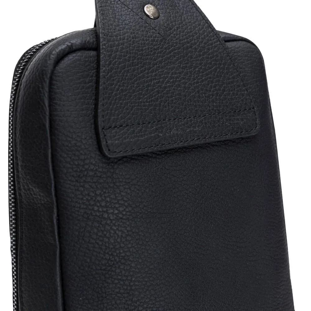 Priene Crossbody Style Genuine Leather Bag for Women's and Men's