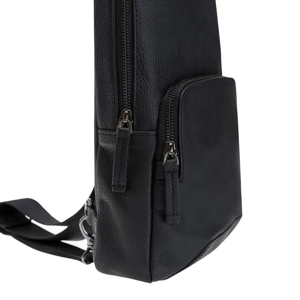 Priene Crossbody Style Genuine Leather Bag for Women's and Men's