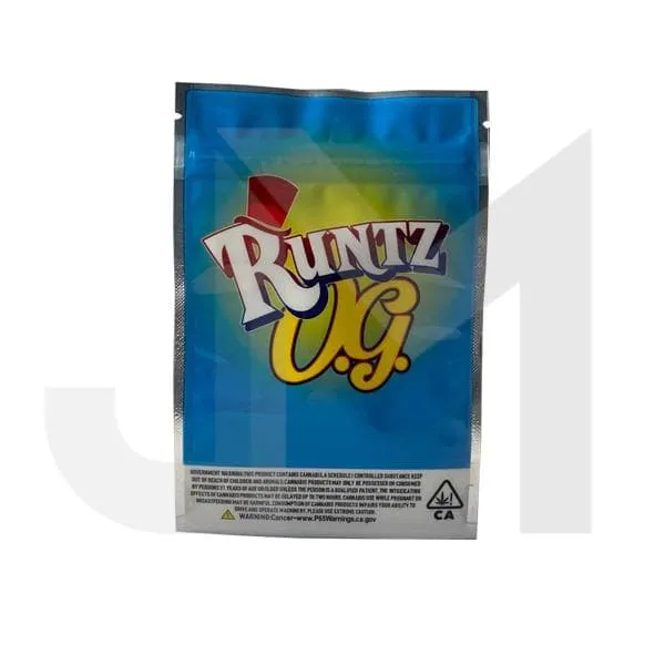 Printed Mylar Zip Bag 3.5g Large