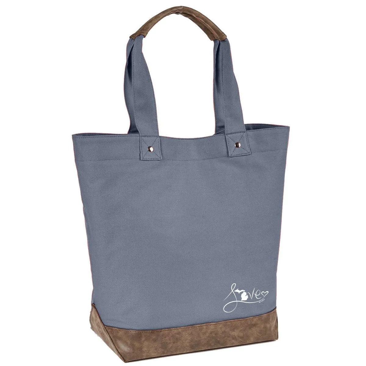 "Michigan Love #9" Canvas Tote Bag