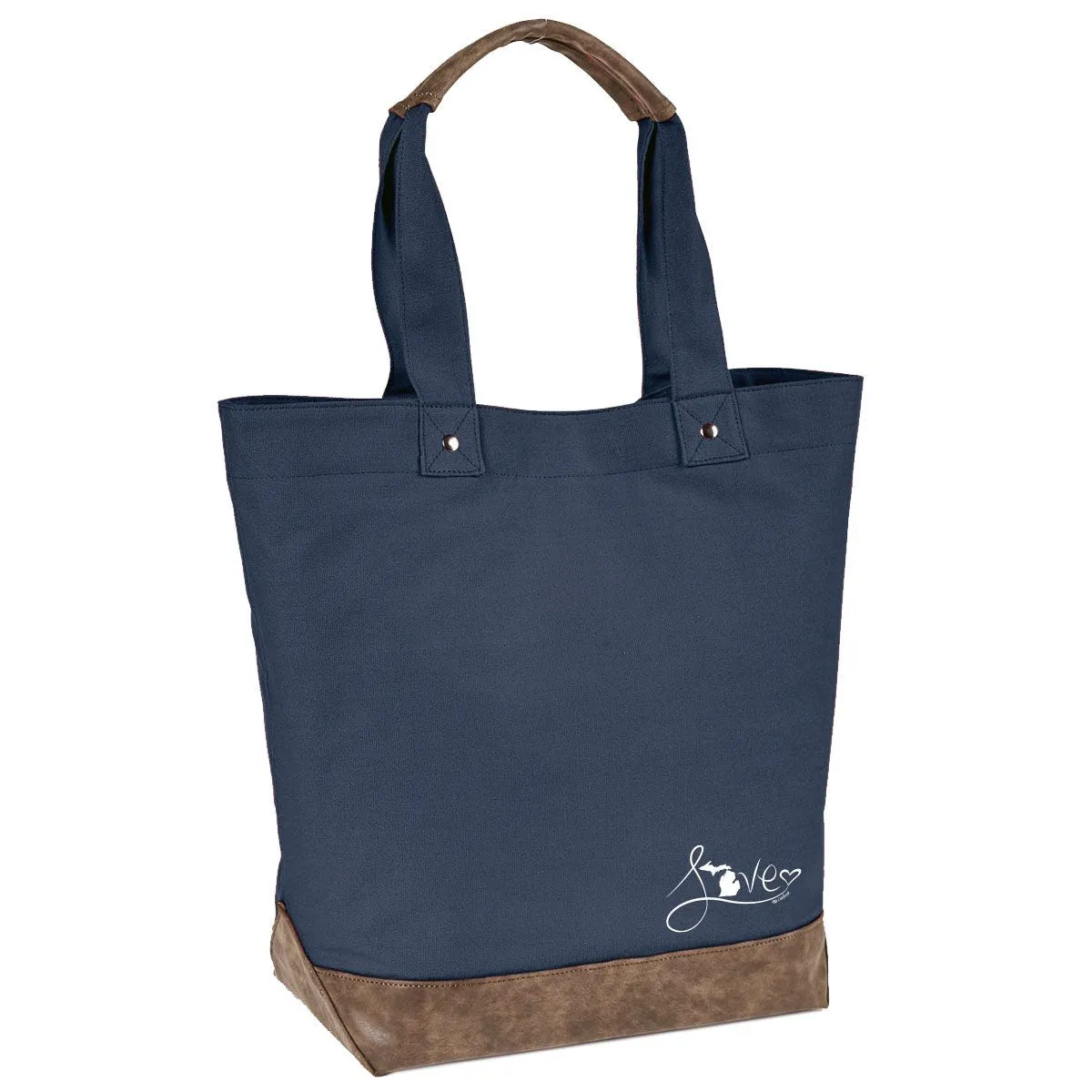 "Michigan Love #9" Canvas Tote Bag