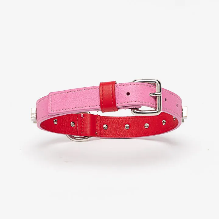Red and Pink Bicolor Collar
