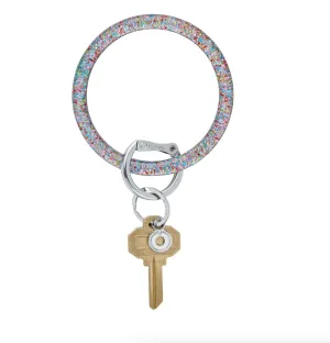 Resin Big O® Key Ring - Birthday Cake