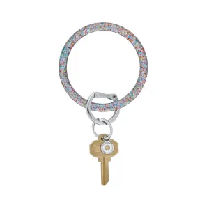 Resin Big O Key Ring - Birthday Cake