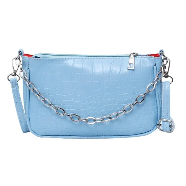 Retro Alligator Pattern Women Messenger Handbags sac PU Leather Street Casual Solid Zipper Shoulder Bags Bolsa Mujer 2020 New