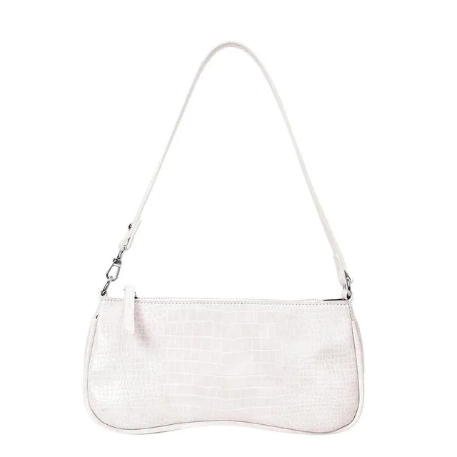 Retro Alligator Pattern Women Messenger Handbags sac PU Leather Street Casual Solid Zipper Shoulder Bags Bolsa Mujer 2020 New