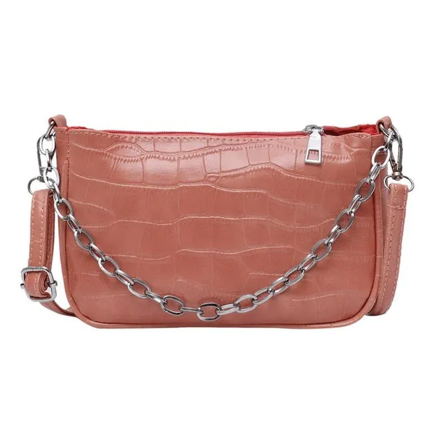 Retro Alligator Pattern Women Messenger Handbags sac PU Leather Street Casual Solid Zipper Shoulder Bags Bolsa Mujer 2020 New